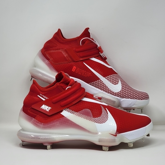 Nike Force Zoom Trout 7 Baseball Cleats Red White DC9904-602 Men’s Size 14 New - Picture 1 of 10